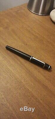 Rare CARTIER DIABOLO Matt black roller pen stylo / Pasha Louis Vendome Must