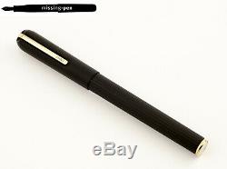 Rare Lamy Persona Fountain Pen in Matte Black Titan with 14K M-nib (cap damaged)