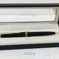 Rare MONTBLANC CLASSIC Ballpoint Pen Matte Black Original Germany LH328