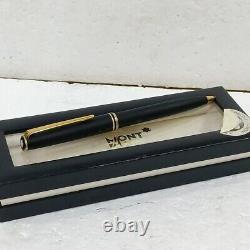 Rare MONTBLANC CLASSIC Ballpoint Pen Matte Black Original Germany LH328