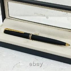 Rare MONTBLANC CLASSIC Ballpoint Pen Matte Black Original Germany LH328