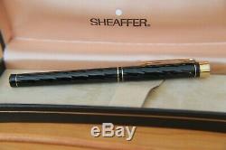 Rare Matt Sheaffer Targa Model 1083 Laque Black Spiral 2nd Edition