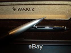 Rare Parker Falcon Fountain Pen In Matt Black