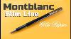 Recensione Penna Stilografica Montblanc Slim Line Matte Black Fountain Pen Review