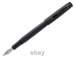 Retro 51 Tornado Fountain Pen, Matte Black Stealth, 1.1mm Nib (VRF-1701)