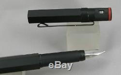 Rotring 600 Old Style Matte Black Fountain Pen Knurled Grip BB Nib Germany