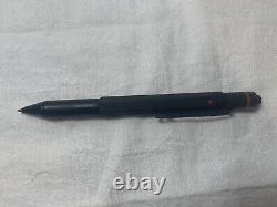 Rotring 600 Trio Matte Black Ballpoint Pen Blue Red, Pencil