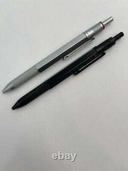 Rotring Newton Trio Matte Black & Silver Set Multi-Func Ballpoint Pen Pencil