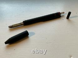Rotring Quattro 4 in 1 Multipen Matte Black Ballpoint 0.5mm Pencil, Stylus 47788
