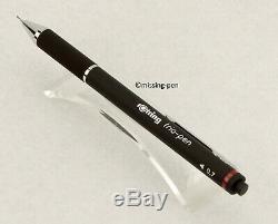 Rotring Trio-Pen Matte Black (0.3mm / 0.5mm / 0.7mm) Pencil with white lettering
