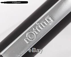 Rotring Trio-Pen Pencil in Matte Black white lettering (0.3 mm, 0.5 mm, 0.7 mm)