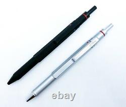 Rotring newton Trio Matte Black & silver set multi func Ballpoint Pen Pencil