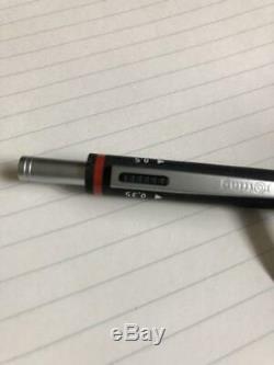 Rotring trio pen multipen 0.3mm 0.5mm 0.7mm mechanical pencil matte black