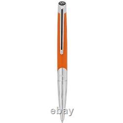 S. T. Dupont Ballpoint Pen Defi Millenium Matte Orange Brass and Chrome DP405737