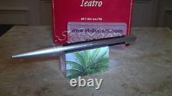 S. T. Dupont Defi Ball Point Pen, Matte Black & Brushed Chrome 405712 New In Box
