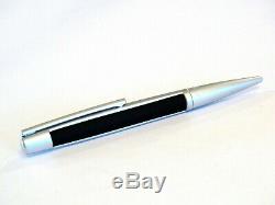 S. T. Dupont Defi Matte Black & Chrome Ballpoint Pen New In Box