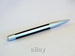 S. T. Dupont Defi Matte Black & Chrome Ballpoint Pen New In Box
