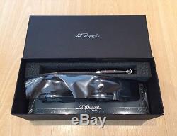 S. T. Dupont Paris Streamline R Ballpoint Pen Matt Black RRP £370 Brand New