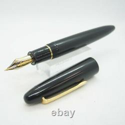 Sailor Fountain Pen 0.01 King Profit Ebonite Matt Black Medium M21 Gold