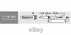 Sailor Pen Fountain Pen Professional Gear Matte Black In Di 11-3558-420 New