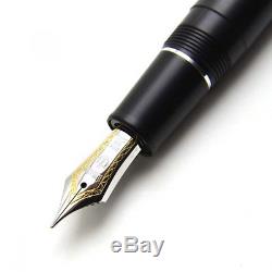 Sailor Professional Gear  Matte Black F (Fine) nib 21kt Fountain Pen