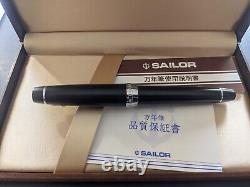 Sailor black matte pen Professional gear Sigma BROAD