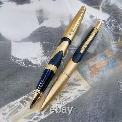 Sheaffer Intrigue Gold Plated & Matte Black Rollerball & Pencil