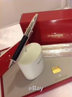 Sheaffer Legacy 2 White Dot Palladium Linear Matte Black Ballpoint Pen MP NOS