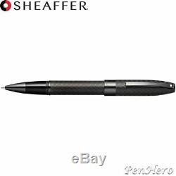 Sheaffer Legacy Matte Black PVD Engraved Chevron Rollerball Pen 9061-1