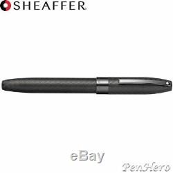 Sheaffer Legacy Matte Black PVD Engraved Chevron Rollerball Pen 9061-1
