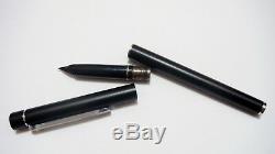 Sheaffer Slim Targa Fountain Pen, Matte Black, Steel Medium Nib