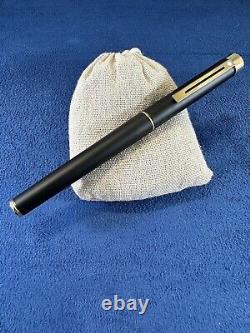 Sheaffer TARGA 1003S Slim Fountain Pen Matte Black GT, 14k Gold Nib