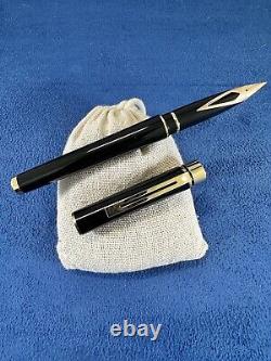 Sheaffer TARGA 1003S Slim Fountain Pen Matte Black GT, 14k Gold Nib