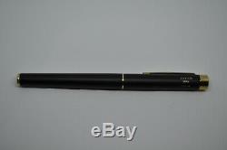 Sheaffer Targa 1003 Matte Black 14k Gold M Fountain Pen with Case
