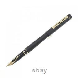 Sheaffer Targa 1003 Matte Black Fountain Pen 14K Fine Used