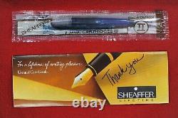 Sheaffer Targa 1003 Matte Black Fountain Pen Gold 14K-585 NIB