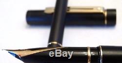 Sheaffer Targa 1003 Matte Black Fountain Pen With 14k Gold Nib & Ballpoint-mint
