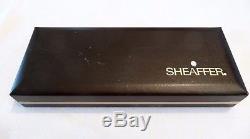 Sheaffer Targa 1003 Matte Black Fountain Pen With 14k Gold Nib & Ballpoint -new