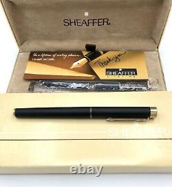 Sheaffer Targa 1003 matte black big size fountain pen New Old Stock in box