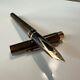 Sheaffer Targa Slim Matte Black Bronze Fountain Pen 14K Gold