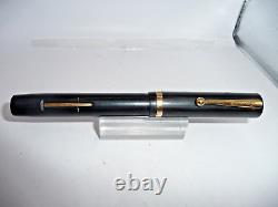 Sheaffer Vintage Black Lined Hard Rubber Senior Flat top Fountain pen-fine-works