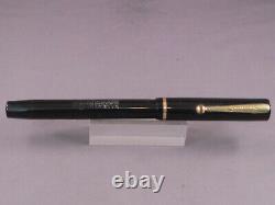 Sheaffer Vintage Flat Top Black Fountain Pen-extra-fine point