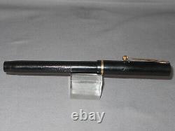 Sheaffer Vintage Flat Top Black Fountain Pen-medium point-slender size