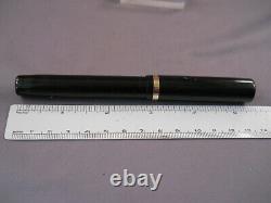 Sheaffer Vintage White Dot Flat Top Black Fountain Pen-fine point-full size