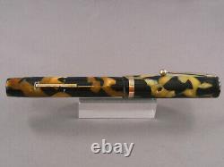 Sheaffer Vintage White Dot Flat Top Black and Pearl Fountain Pen-fine-works