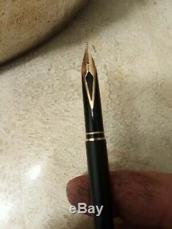 Sheaffer White Dot Targa Fountain Pen/Ballpen/pencil -Matte Black-gold clip NEW