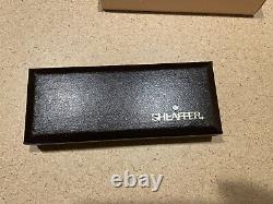 Sheaffer White dot 14K 585 Nib Black Matte Fountain Pen NOS New In Box 1003-0