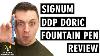 Signum De Divina Proportione Doric Fountain Pen Review 4k