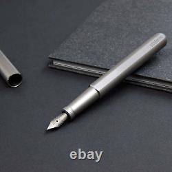 Stilform Ink Titanium Matte Fountain Pen Comet Gray