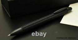 Tec Flex Matte Black Stainles Ballpoint Pen PORSCHE DESIGN P3110 New